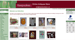 Desktop Screenshot of keepsakesantiques.co.uk